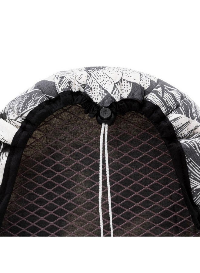 حامل ماكينة تحضير ألترا غطاء طاولة الكوي بنقشة زهور 5 طبقات رمادي وأبيض 1 x 55 x 140 سم 186111 - Image 3